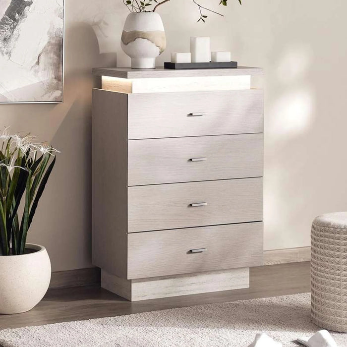 Quincy Chest Of 5 Drawer - Grey