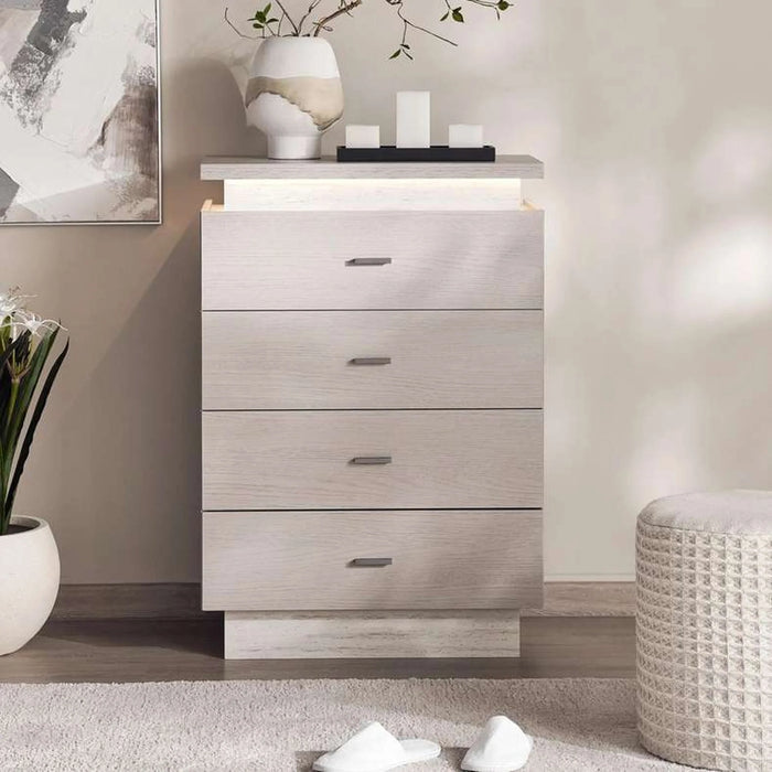 Quincy Chest Of 5 Drawer - Grey