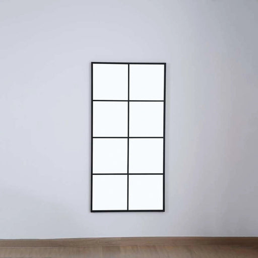 Quivan Wall Mirror 76X152.5Cm - Black Pan Home