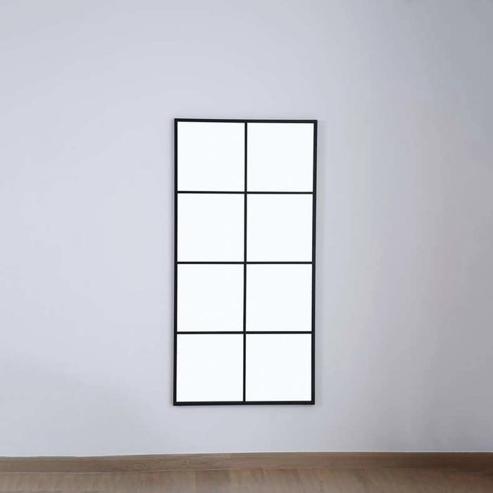 Quivan Wall Mirror 76X152.5Cm - Black Pan Home
