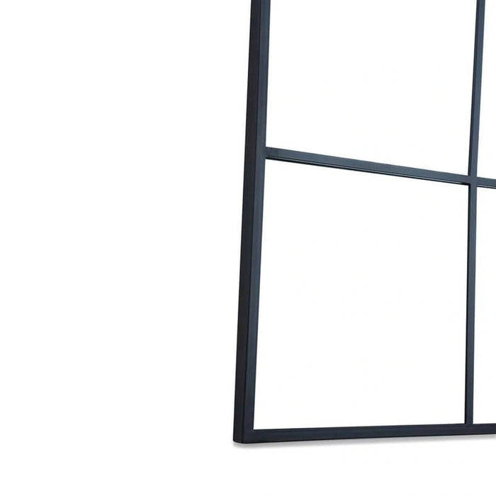 Quivan Wall Mirror 76X152.5Cm - Black Pan Home