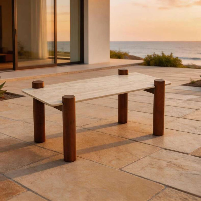 Raaha Outdoor Side Table - Cream