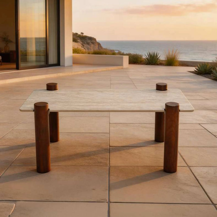Raaha Outdoor Side Table - Cream