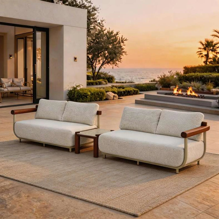 Raaha Outdoor Side Table - Cream