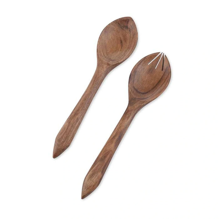 Rabaha Acacia 2-Piece Salad Server Set 30.4X7.6X1.5cm - Natural