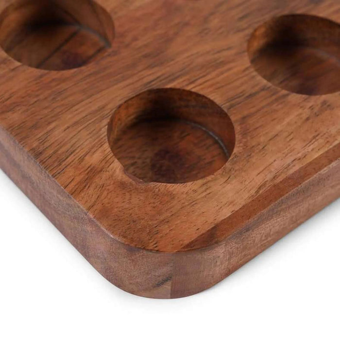 Rabaha Acacia Egg Tray 25X13X2.54Cm - Natural Pan Home