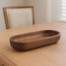 Rabaha Acacia Oval Serving Bowl 31.7X13.9X7.6Cm -Natural Pan Home