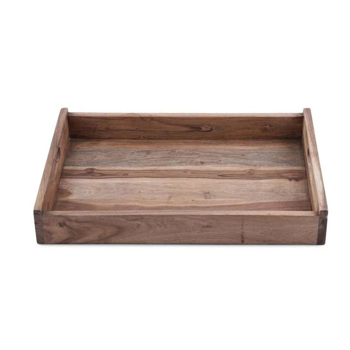 Rabaha Acacia Rectangular Serving Tray 51X35.5X7.5Cm - Natural Pan Home