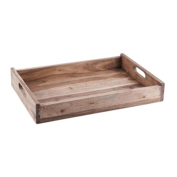 Rabaha Acacia Rectangular Serving Tray 51X35.5X7.5Cm - Natural Pan Home