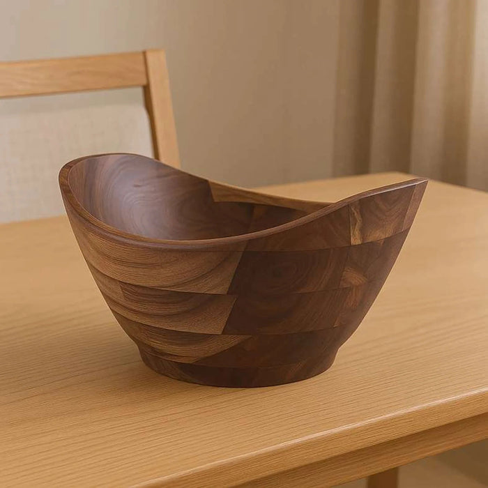 Rabaha Acacia Serving Bowl 22.8X21.5X11.4Cm -Natural Pan Home