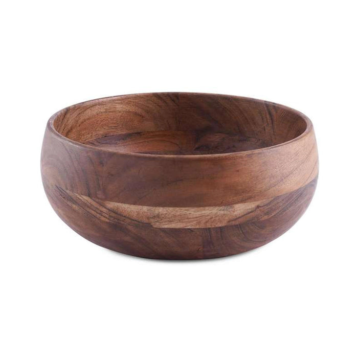 Rabaha Acacia Serving Bowl Dia21.5X9.5cm - Natural Pan Home