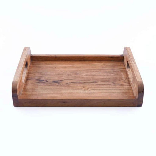 Rabaha Acacia Serving Tray 34X26X6.5Cm -Natural Pan Home