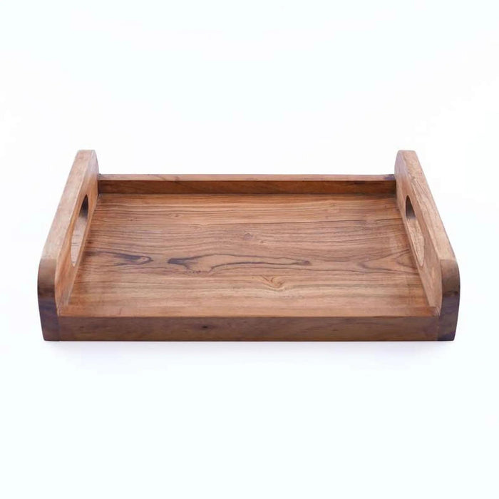 Rabaha Acacia Serving Tray 34X26X6.5Cm -Natural Pan Home