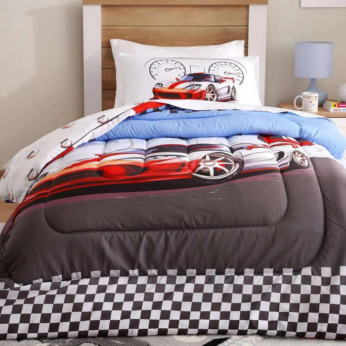 Racing Car 2-Piece Full Comforter Set 160X220Cm