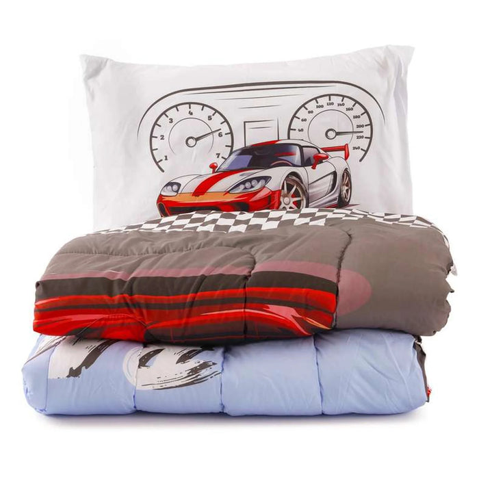 Racing Car 2-Piece Full Comforter Set 160X220Cm