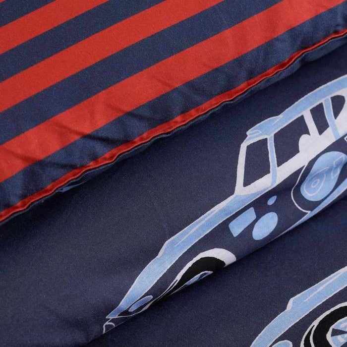 Racing Cars 2-Piece Comforter Set 160X220Cm-Blue