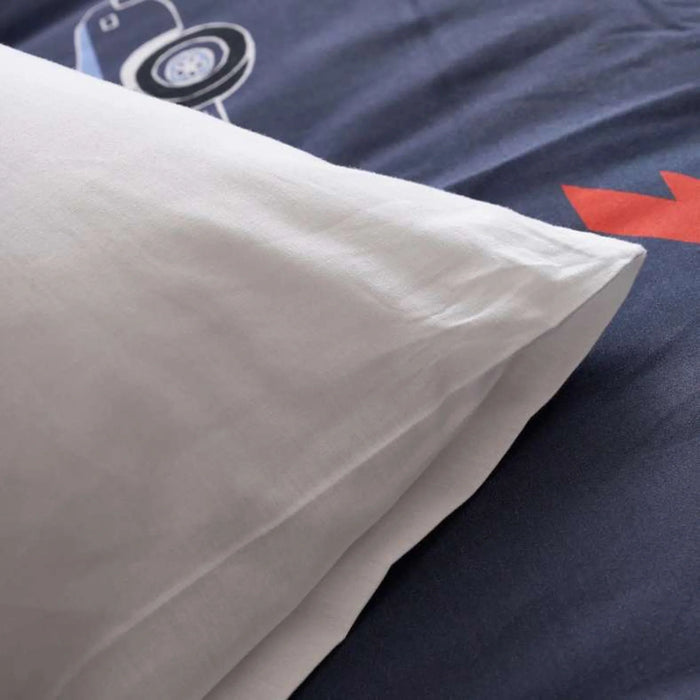 Racing Cars 2-Piece Comforter Set 160X220Cm-Blue