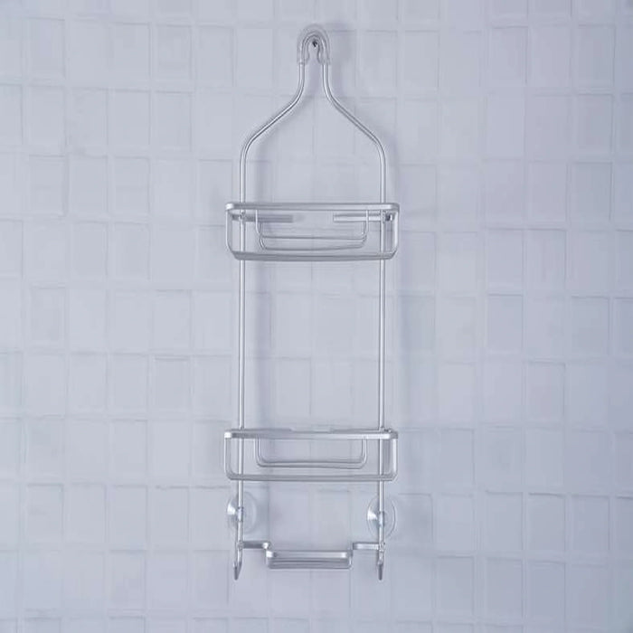 Rain 2 Tier Shower Caddy 28X12.1X59.7Xcm-Silver