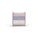 Rainbow Retreat Kids Nightstand With 2 Drawers Upholstered - Blush Pink Pan Home