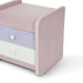 Rainbow Retreat Kids Nightstand With 2 Drawers Upholstered - Blush Pink Pan Home