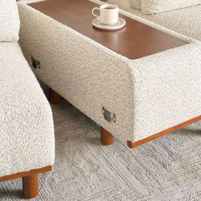 Rainshade 2 Seater Sofa With Console - Beige