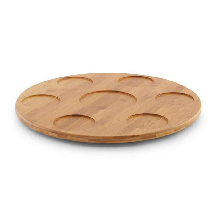 Ralen 15-Piece Soup Set With Bamboo Tray - White