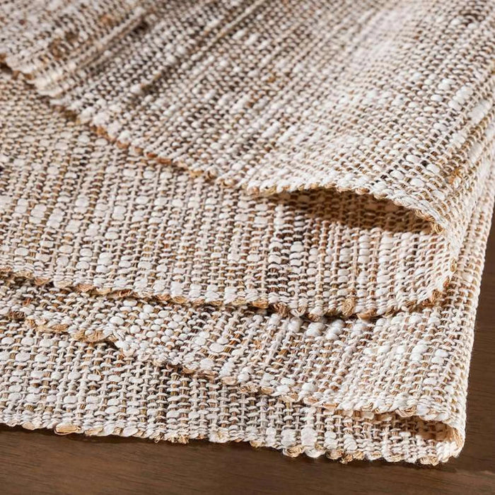 Ramie Structure Woven Table Runner-33X180Cm- Natural