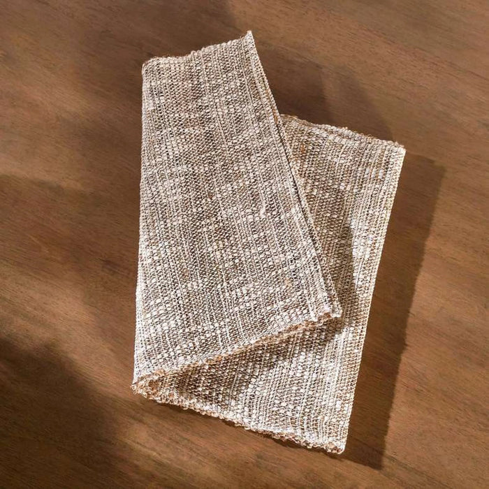 Ramie Structure Woven Table Runner-33X180Cm- Natural