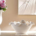 Rana Ceramic Handmade Petal Decor Bowl 36X36X16Cm - White Pan Home