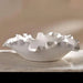 Rana Ceramic Handmade Petal Decor Bowl 40X40X11.5Cm - White Pan Home