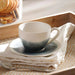 Rancel Porcelain Coffee Cup Saucer 150Ml - Greyish Blue Pan Home