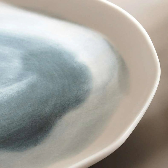 Rancel Porcelain Side Plate Dia21Cm -Greyish Blue