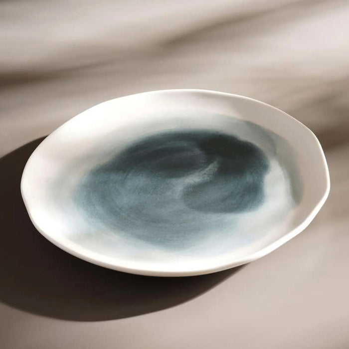 Rancel Porcelain Side Plate Dia21Cm -Greyish Blue
