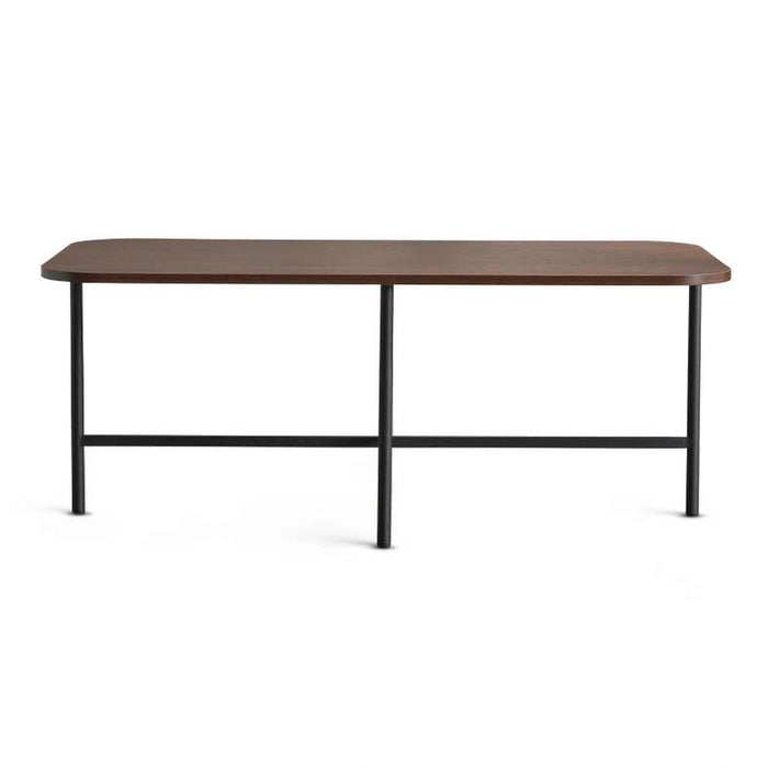 Rasario Coffee Table Melamine - Walnut & Black