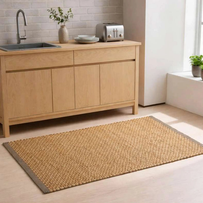 Rasella Handwoven Jute Dhurrie 90X150Cm - Natural