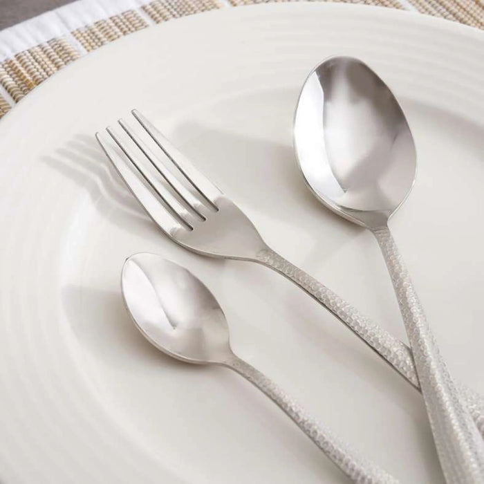 Raven 24-Piece Cutlery Set - Chrome Pan Home