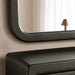 Raxey Dresser With 6 Drawer & Mirror Solid Wood - Black Pan Home