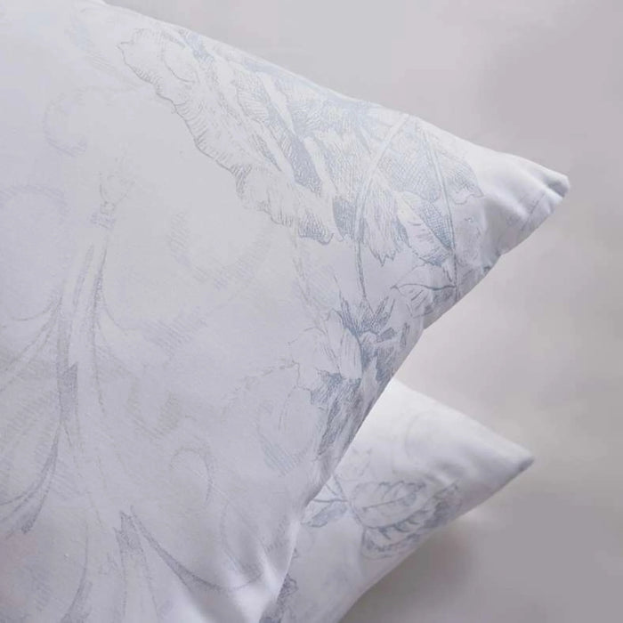 Rayon Floral 3-Piece King Comforter Set 240X260Cm - Blue