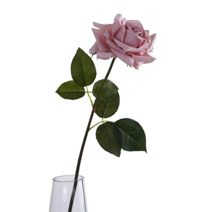 Real Touch Rose Flower Stick 74Cm - Pink