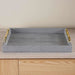 Reece Faux Leather Decor Tray With Handles 52X38X6.5Cm - Multi Pan Home