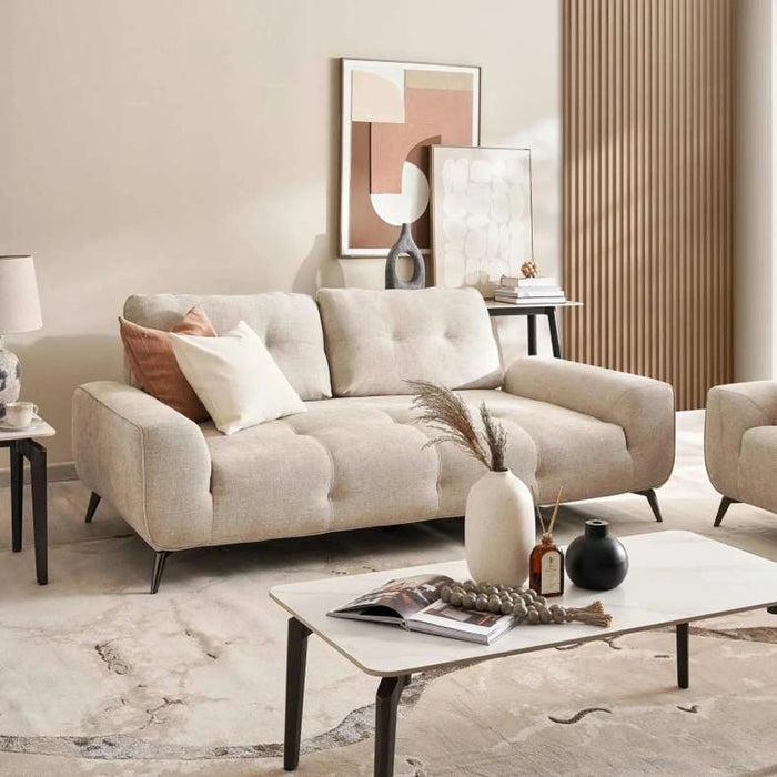 Reedo 3 Seater Sofa- Beige