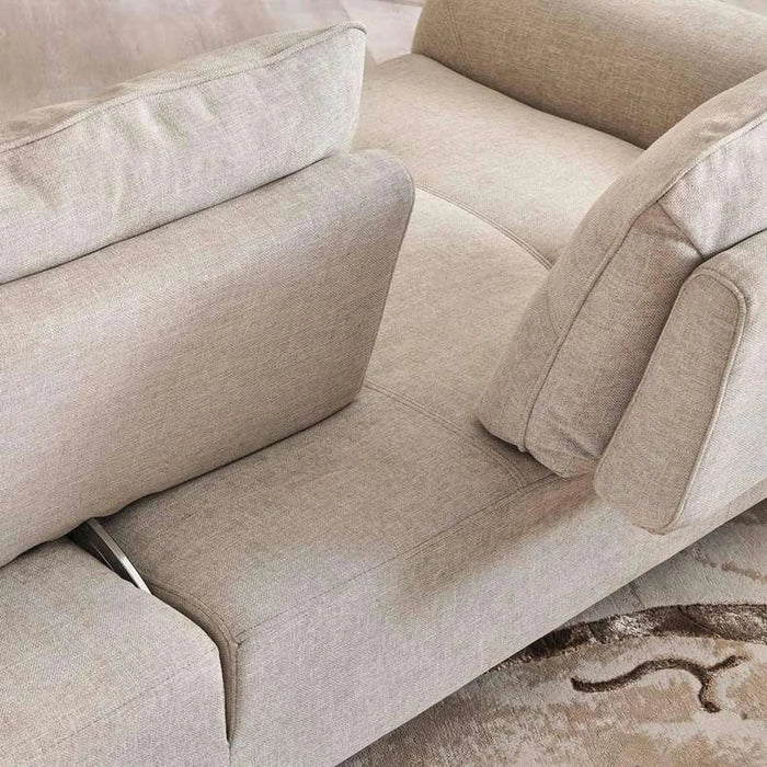 Reedo 3 Seater Sofa- Beige