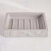 Reef Resin Soap Dish - Stone Grey Pan Home