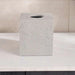 Reef Resin Tissue Box - Stone Grey Pan Home