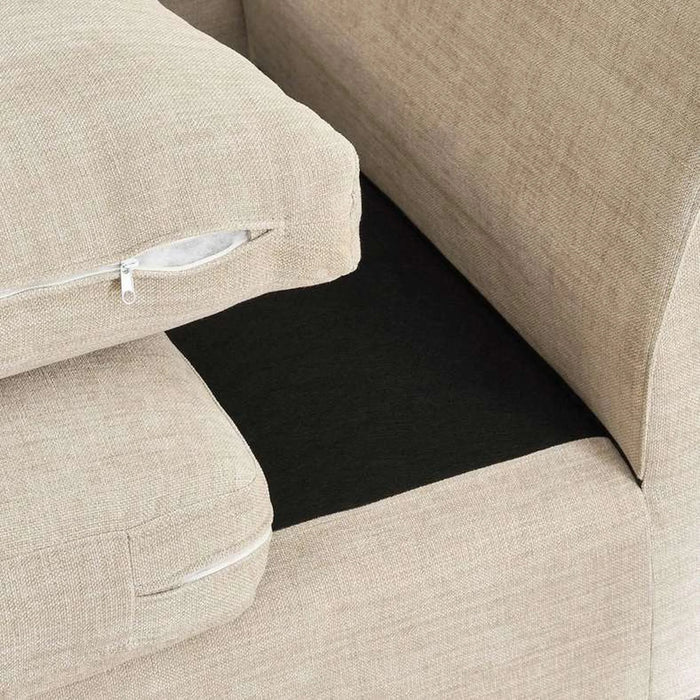 Reem Left Arm Modular Chaise- Beige