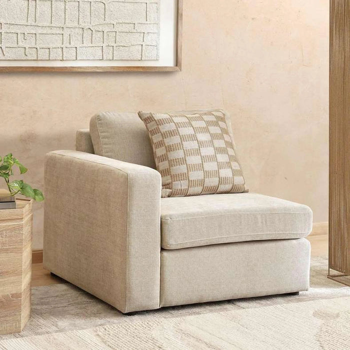 Reem Left Arm Sofa - Beige
