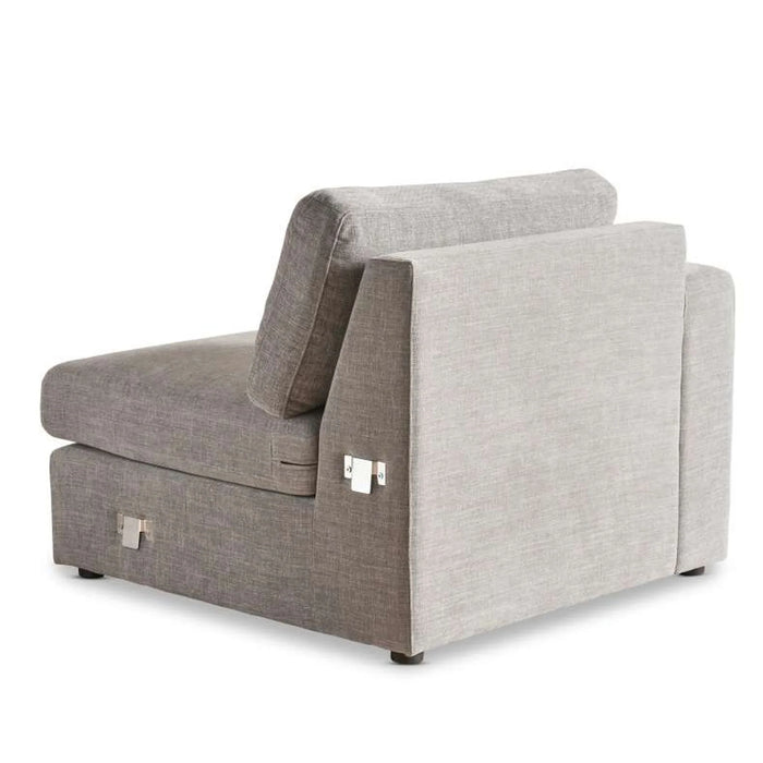 Reem Left Arm Sofa - Grey