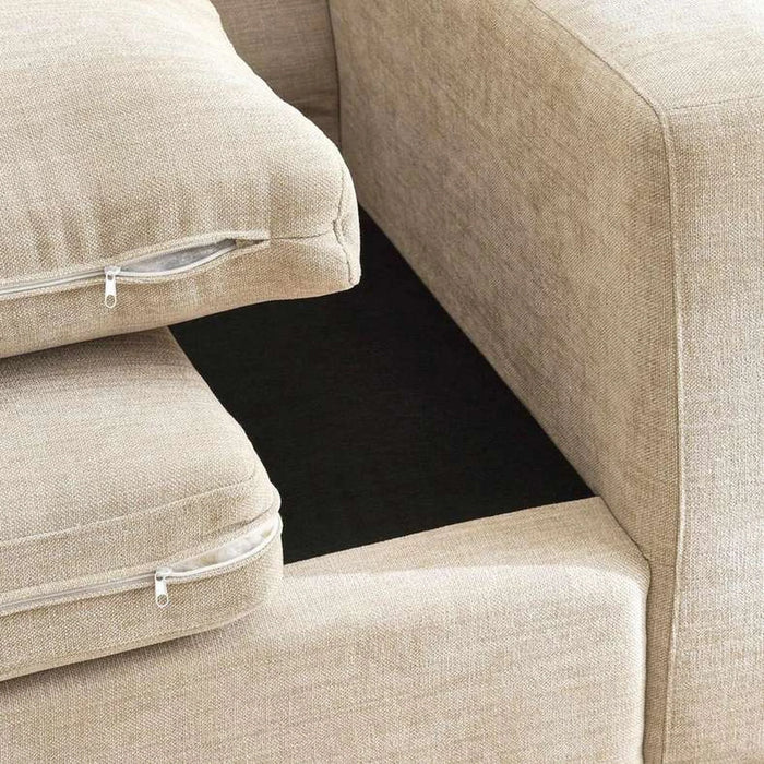 Reem Right Arm Sofa- Beige