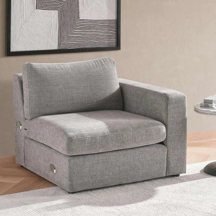 Reem Right Arm Sofa - Grey