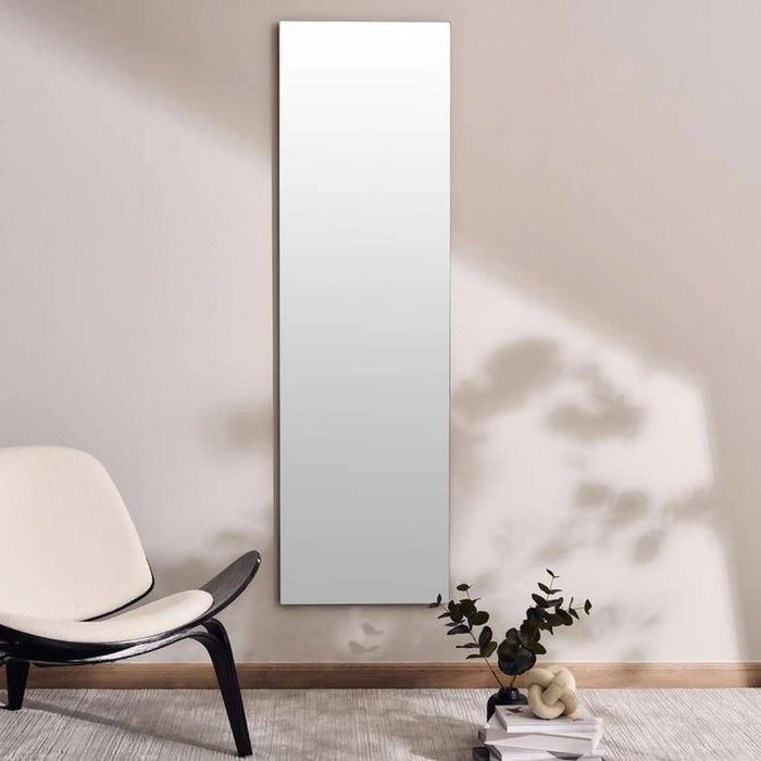Reflection Frameless Rectangle Standing Mirror 50.8X2X172.7Cm - Clear Pan Home